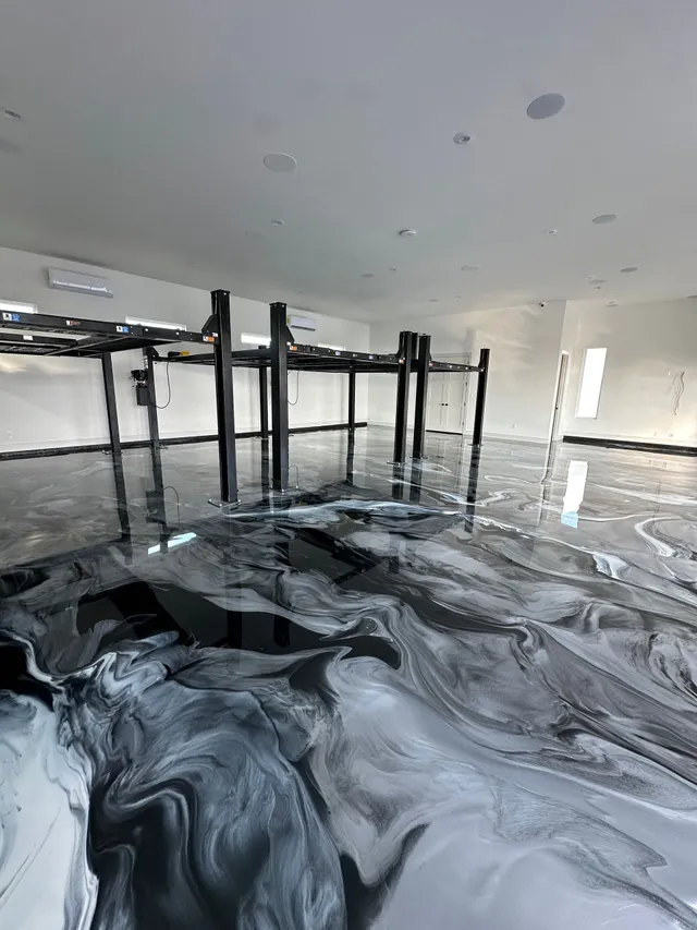 Premium epoxy floor by Eagle Epoxy