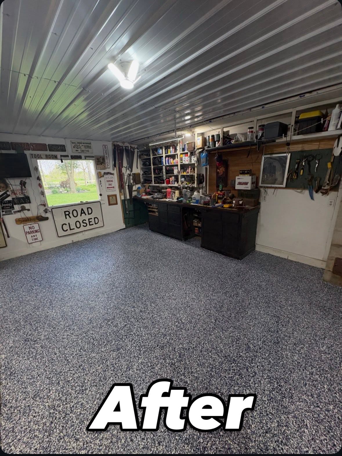 After epoxy installation